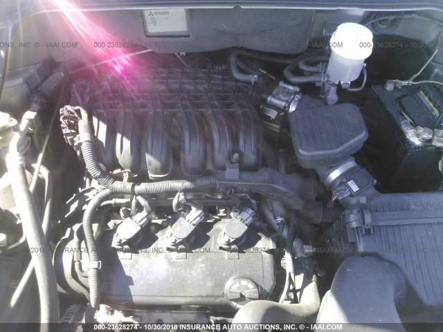 4A4MN21S15E062444 - 2005 MITSUBISHI ENDEAVOR LS GRAY photo 10