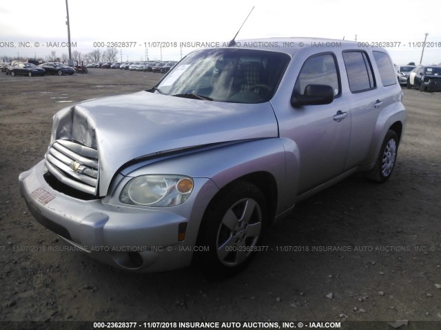 3GNCA13B19S527183 - 2009 CHEVROLET HHR LS Plata foto 2