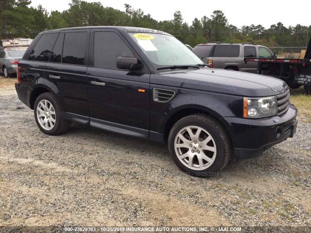 SALSK25448A147186 - 2008 LAND ROVER RANGE ROVER SPORT HSE Dark Blue photo 1