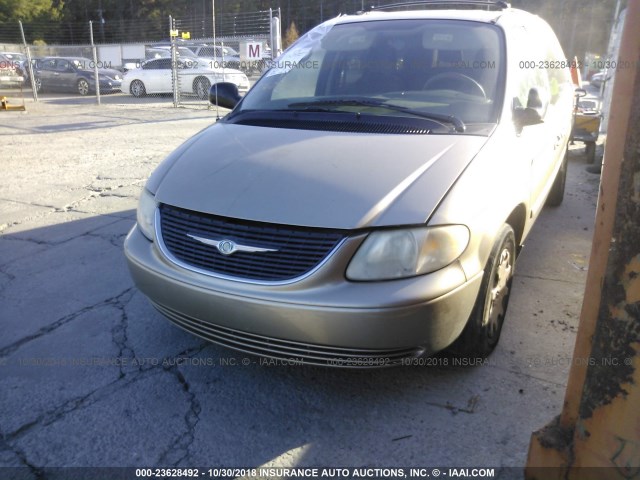 2C4GP44R04R505784 - 2004 CHRYSLER TOWN & COUNTRY LX BEIGE photo 2