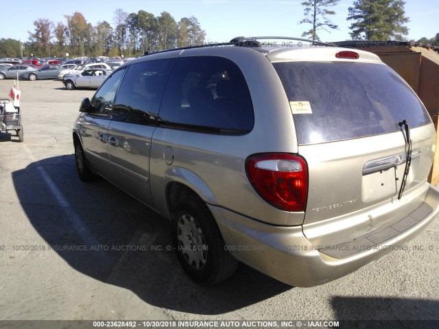 2C4GP44R04R505784 - 2004 CHRYSLER TOWN & COUNTRY LX BEIGE photo 3