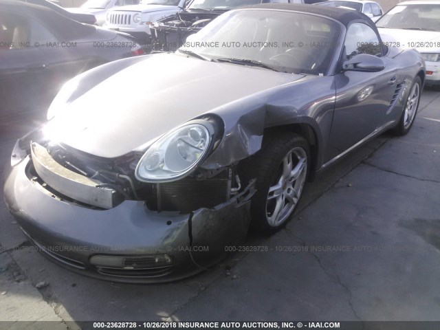 WP0CB29846U732094 - 2006 PORSCHE BOXSTER S GRAY photo 2