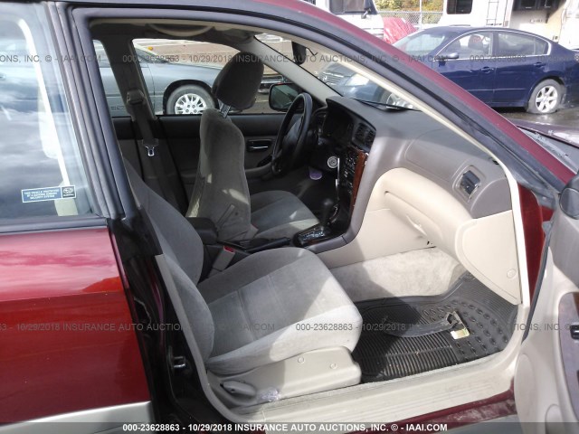 4S3BH675837613937 - 2003 SUBARU LEGACY OUTBACK AWP 栗色 照片 5