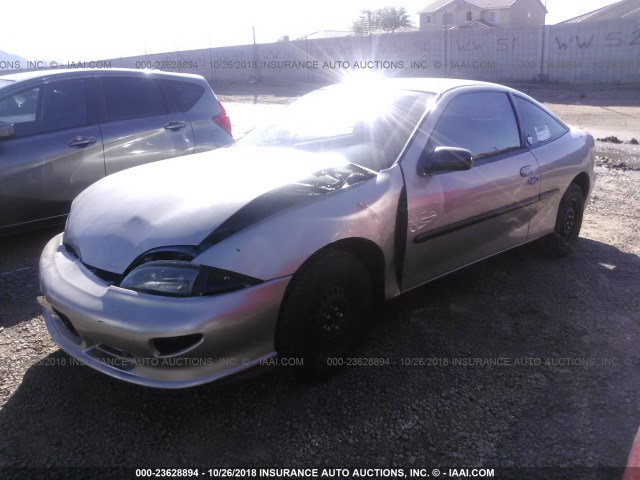 3G1JC1240XS824061 - 1999 CHEVROLET CAVALIER RS TAN photo 2