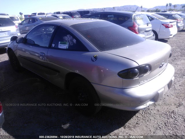 3G1JC1240XS824061 - 1999 CHEVROLET CAVALIER RS TAN photo 3