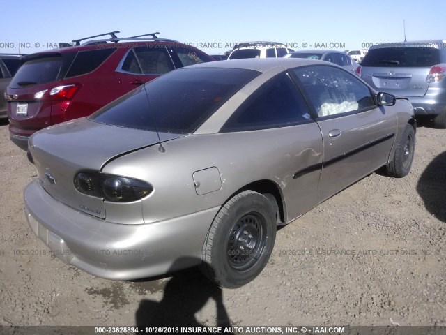 3G1JC1240XS824061 - 1999 CHEVROLET CAVALIER RS TAN photo 4