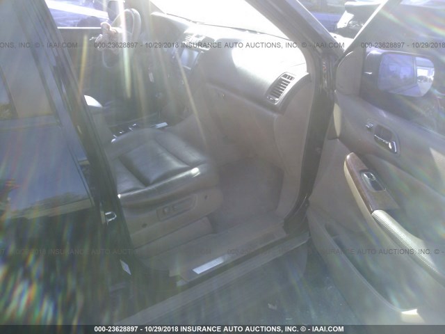 2HNYD18805H525709 - 2005 ACURA MDX TOURING BLACK photo 5