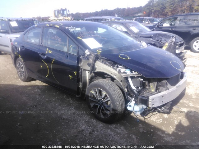 19XFB2F85EE213683 - 2014 HONDA CIVIC EX BLACK photo 1