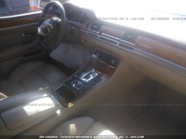 WAUMV44E57N020206 - 2007 AUDI A8 L QUATTRO WHITE photo 5