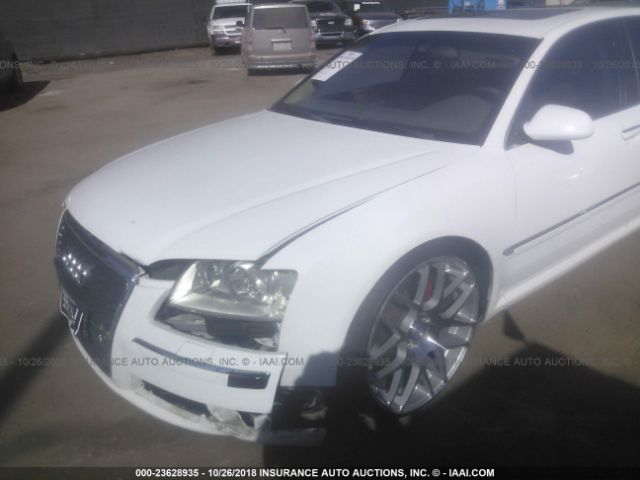 WAUMV44E57N020206 - 2007 AUDI A8 L QUATTRO WHITE photo 6