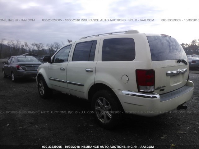 1A8HX58N68F107020 - 2008 CHRYSLER ASPEN LIMITED WHITE photo 3