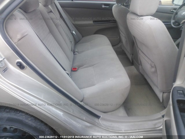 4T1BE32K95U420216 - 2005 TOYOTA CAMRY LE/XLE/SE 金色 照片 8