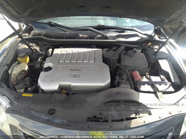 4T1BK46K47U026876 - 2007 TOYOTA CAMRY NEW GENERAT LE/XLE/SE GRAY photo 10