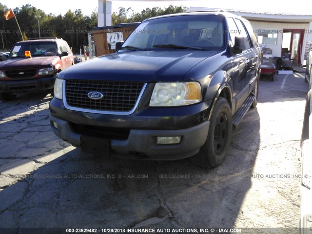 1FMFU16L53LA35699 - 2003 FORD EXPEDITION XLT Dark Blue photo 2