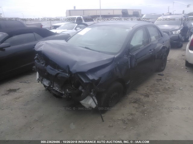 JTDBL40E49J054928 - 2009 TOYOTA COROLLA LE/XLE BLACK photo 2