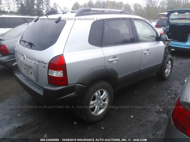KM8JN12D76U396856 - 2006 HYUNDAI TUCSON GLS/LIMITED 银色 照片 4