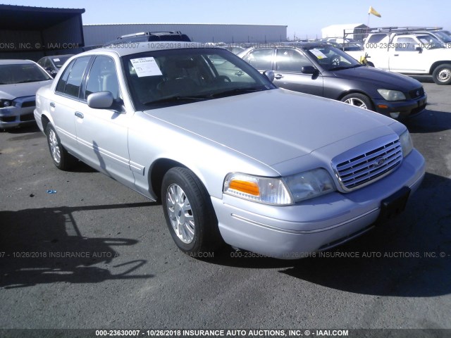 2FAHP74W83X103748 - 2003 FORD CROWN VICTORIA LX SILVER photo 1