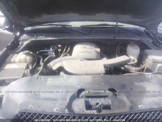 3GNEC12Z95G290084 - 2005 CHEVROLET AVALANCHE C1500 GRAY photo 10