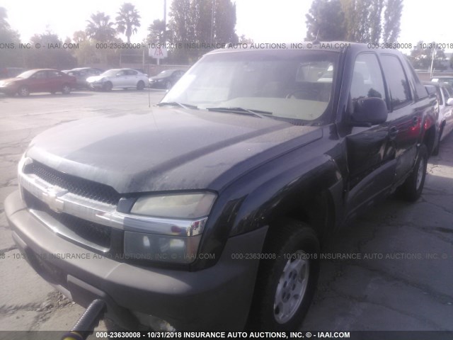 3GNEC12Z95G290084 - 2005 CHEVROLET AVALANCHE C1500 GRAY photo 2