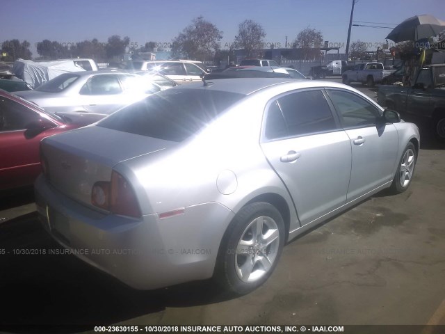 1G1ZG57B09F179389 - 2009 CHEVROLET MALIBU LS 银色 照片 4