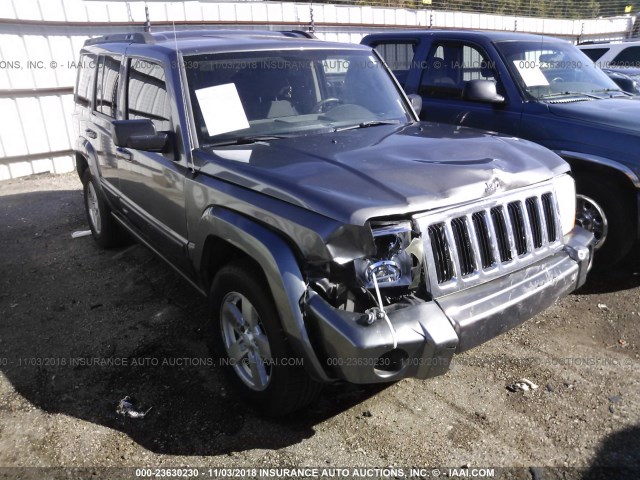 1J8HH48K87C587591 - 2007 JEEP COMMANDER GRAY photo 1