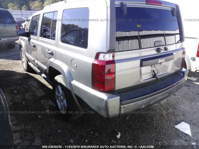 1J8HH48K87C587591 - 2007 JEEP COMMANDER GRAY photo 3