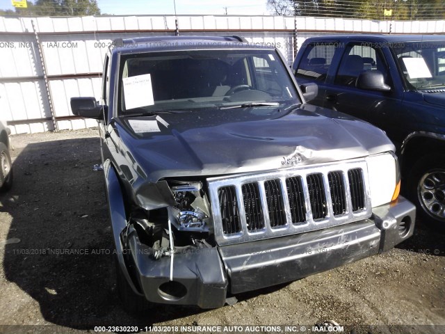 1J8HH48K87C587591 - 2007 JEEP COMMANDER GRAY photo 6