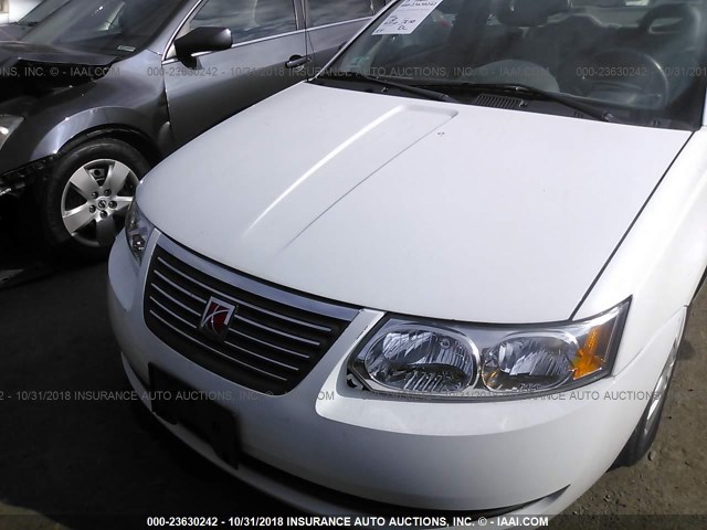 1G8AJ55F86Z163571 - 2006 SATURN ION LEVEL 2 白色 照片 6