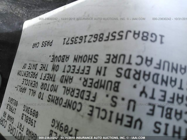 1G8AJ55F86Z163571 - 2006 SATURN ION LEVEL 2 白色 照片 9