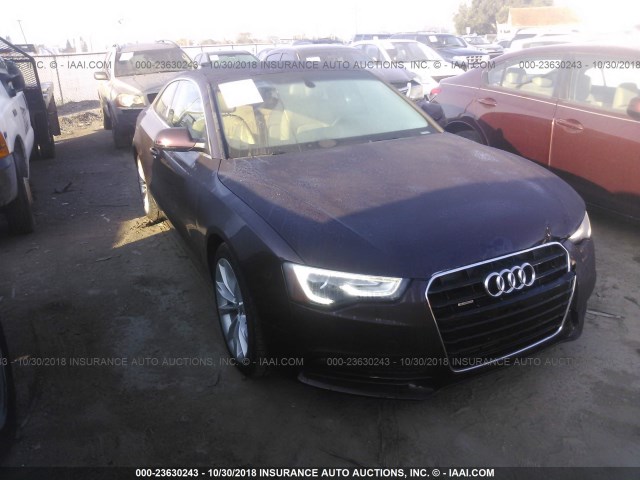 WAULFAFR7EA018582 - 2014 AUDI A5 PREMIUM PLUS PURPLE photo 1