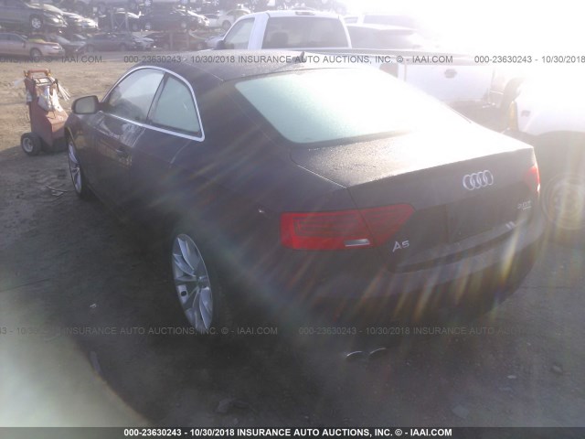 WAULFAFR7EA018582 - 2014 AUDI A5 PREMIUM PLUS PURPLE photo 3