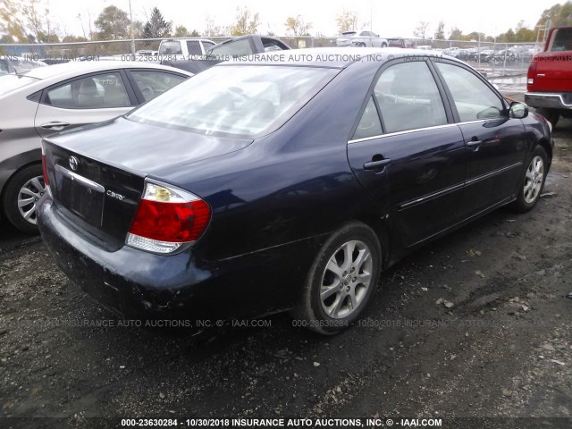 4T1BF30K25U089866 - 2005 TOYOTA CAMRY LE/XLE/SE 深蓝色 照片 4