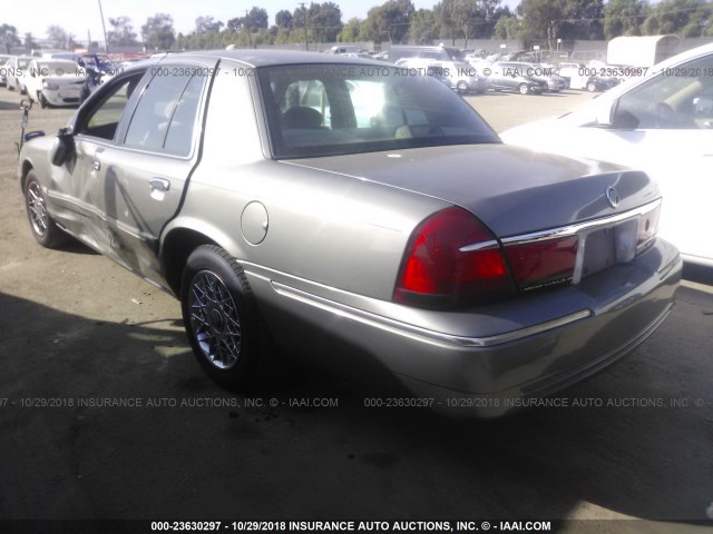 2MEFM74W9XX692338 - 1999 MERCURY GRAND MARQUIS GS GRAY photo 3