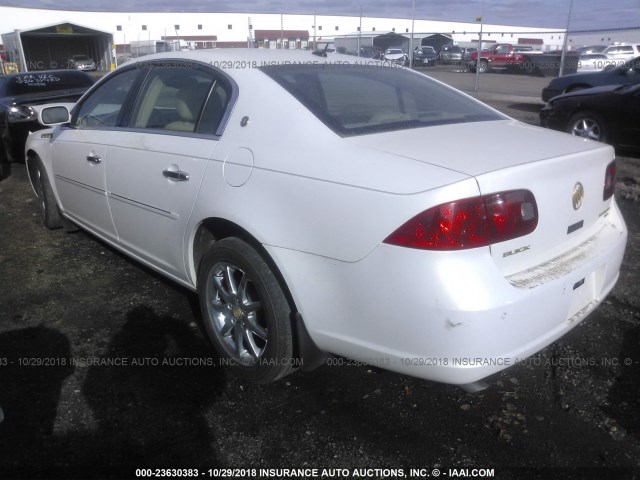 1G4HR57YX6U230644 - 2006 BUICK LUCERNE CXL WHITE photo 3