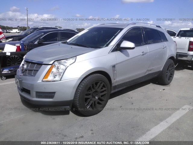 3GYFNAEY7BS553332 - 2011 CADILLAC SRX LUXURY COLLECTION SILVER photo 2