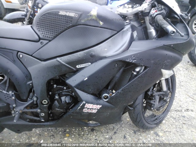 JKAZX4P107A011393 - 2007 KAWASAKI ZX600 P BLACK photo 8