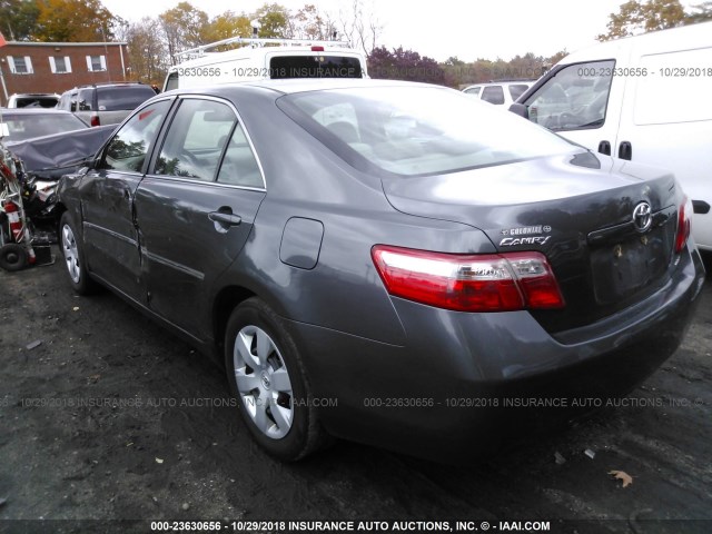 4T1BE46K37U639109 - 2007 TOYOTA CAMRY NEW GENERAT CE/LE/XLE/SE GRAY photo 3
