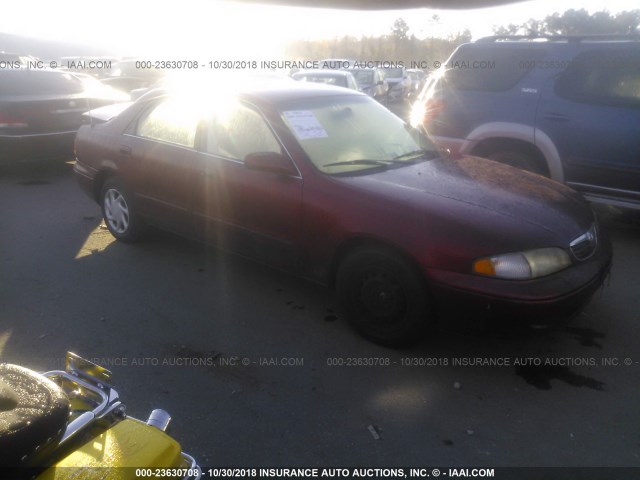 1YVGF22C6X5825371 - 1999 MAZDA 626 BURGUNDY photo 1