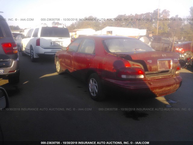 1YVGF22C6X5825371 - 1999 MAZDA 626 BURGUNDY photo 3