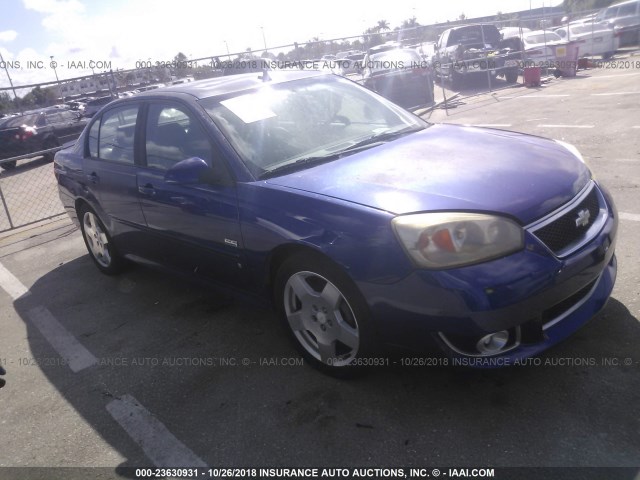 1G1ZW531X6F177788 - 2006 CHEVROLET MALIBU SS BLUE photo 1