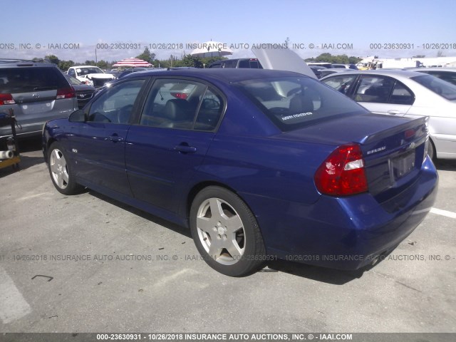 1G1ZW531X6F177788 - 2006 CHEVROLET MALIBU SS BLUE photo 3