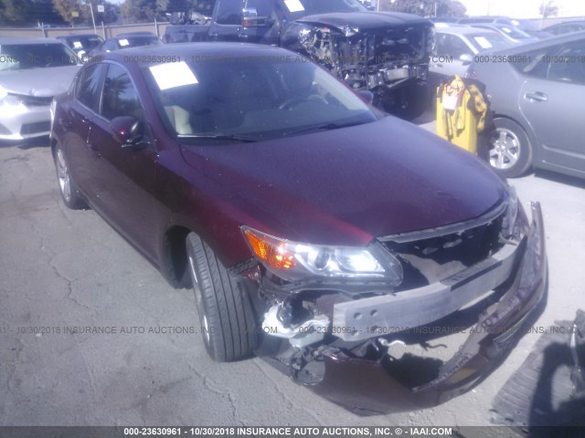 19VDE1F73EE010350 - 2014 ACURA ILX 20 TECH BURGUNDY photo 1