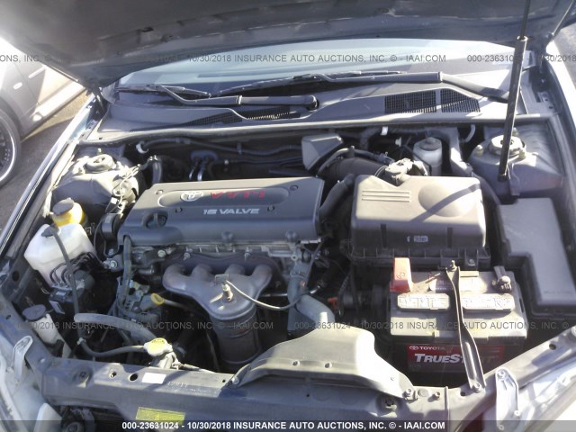 4T1BE32K96U165343 - 2006 TOYOTA CAMRY LE/XLE/SE BLUE photo 10