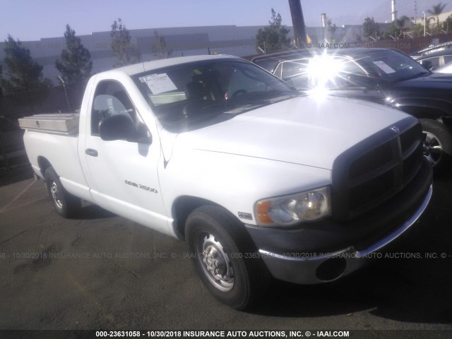 3D7KA26DX4G240658 - 2004 DODGE RAM 2500 ST/SLT 白色 照片 1