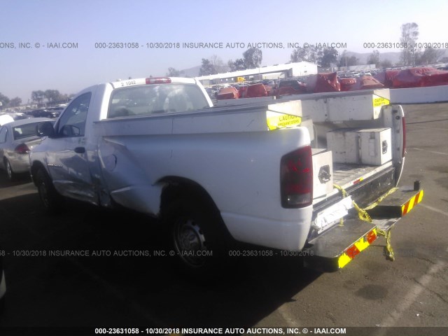 3D7KA26DX4G240658 - 2004 DODGE RAM 2500 ST/SLT 白色 照片 3