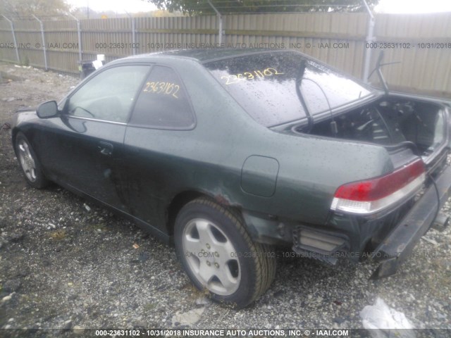 JHMBB6156YC009987 - 2000 HONDA PRELUDE SH GREEN photo 3