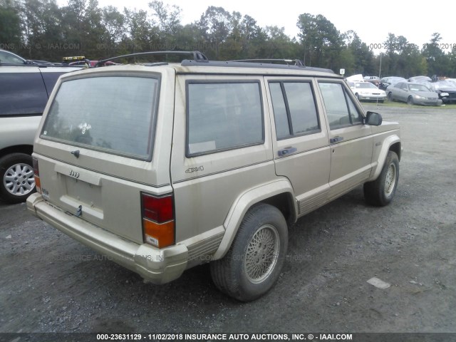 1J4FJ78S6RL171265 - 1994 JEEP CHEROKEE COUNTRY GOLD photo 4