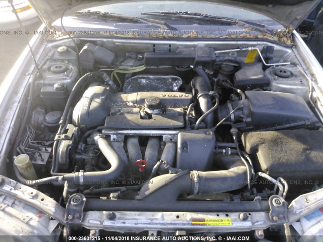 YV1VW29561F645999 - 2001 VOLVO V40 1.9T SILVER photo 10