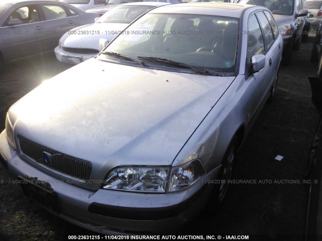 YV1VW29561F645999 - 2001 VOLVO V40 1.9T SILVER photo 2