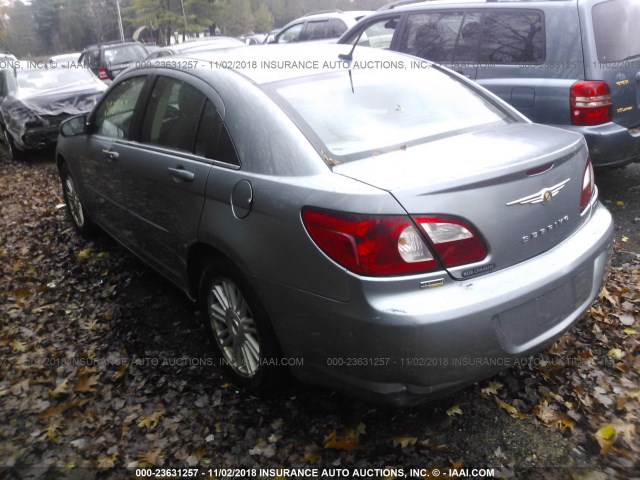 1C3LC56R77N630123 - 2007 CHRYSLER SEBRING TOURING GRAY photo 3